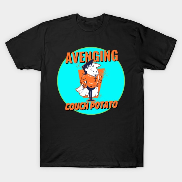 The Avenging Couch Potato T-Shirt by ZombieTeesEtc